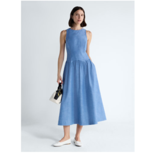 Women’s and Women's Plus Sleeveless Cotton Racer Back Maxi Dress